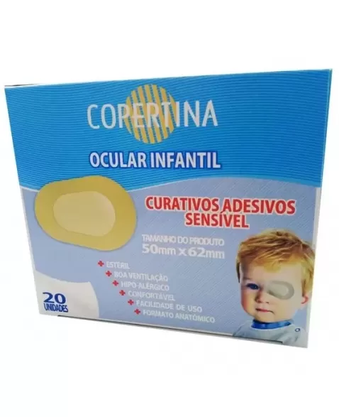 CURATIVO OCULAR INFANTIL 50 X 62 C/20 UND (CRAL)