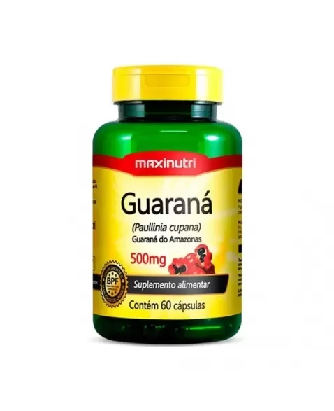 GUARANA 500MG C/60CAPS (MAXINUTRI)