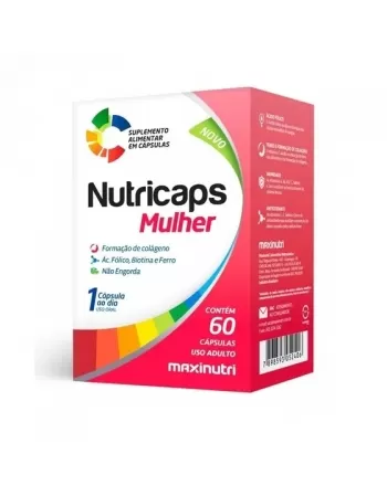 NUTRICAPS MULHER C/60CAPS (MAXINUTRI)