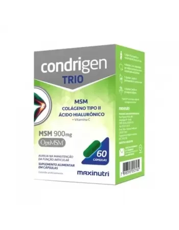 COLAGENO TIPO II CONDRIGEN TRIO 40MG C/60CAPS (MAXINUTRI)