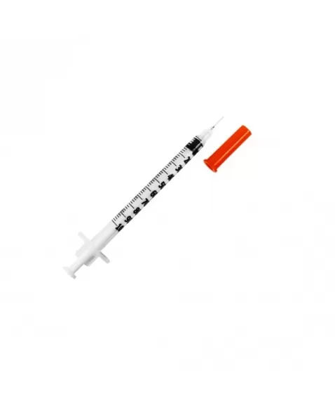 SERINGA 1ML P/INSULINA AGULHA 8 X 0,30 (LARANJA) ULTRAFINE (SR)