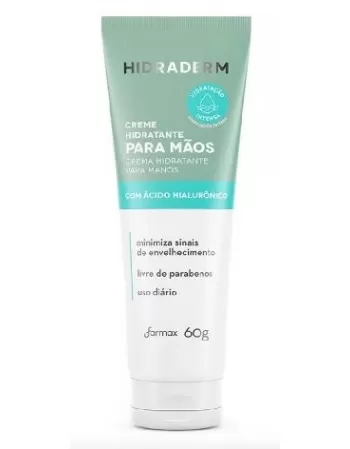 CREME PARA MAOS COM ACIDO HIALURONICO HIDRADERM 60G