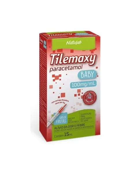 TILEMAXY BEBE SUSP.15ML C/SER.PARACETAMOL