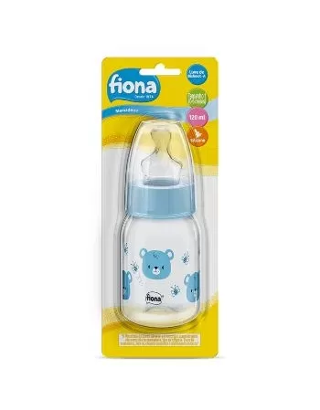 MAMADEIRA DESENHOS 120ML T.1 AZUL (807020) (LILLO)