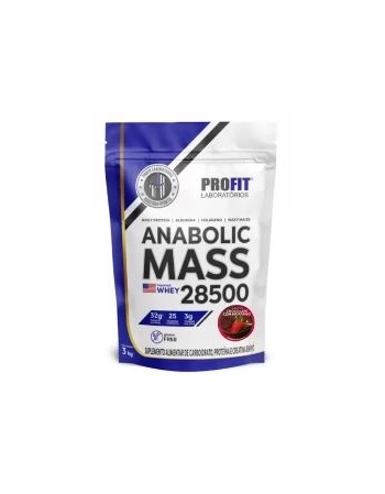 ANABOLIC MASS 28500 CHOCOLATE C/MORANGO 3KG