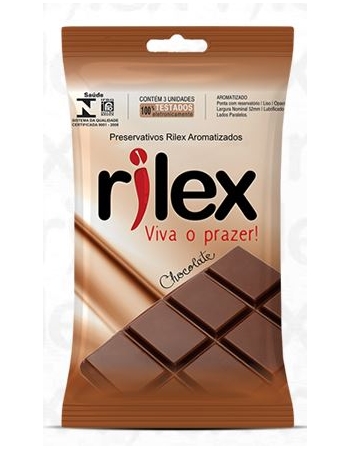 PRESERVATIVO RILEX CHOCOLATE C/3 UND (INOVATEX)