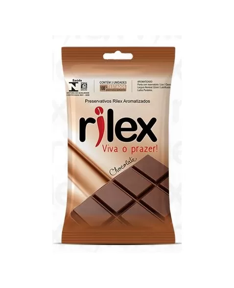 PRESERVATIVO RILEX CHOCOLATE C/3 UND (INOVATEX)