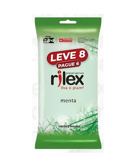 PRESERVATIVO RILEX MENTA LV8PG6