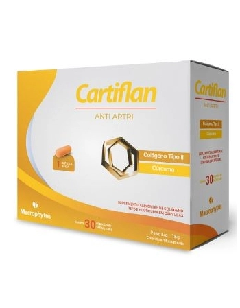 COLAGENO TIPO II ANTI ARTRI 500MG C/30CAPS CARTIFLAN (MACROPHYTUS)