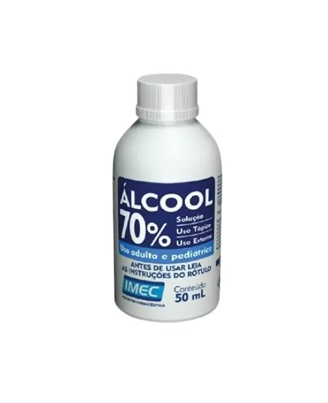 ALCOOL 70% SOLUCAO 50ML (IMEC)