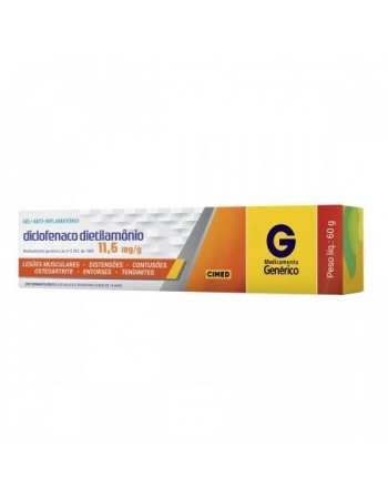 DICLOFENACO DIETILAMONIO GEL 60G (CIMED)