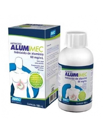 ALUMIMEC SUSPENSAO 100ML HIDROXIDO DE ALUMINIO (IMEC)