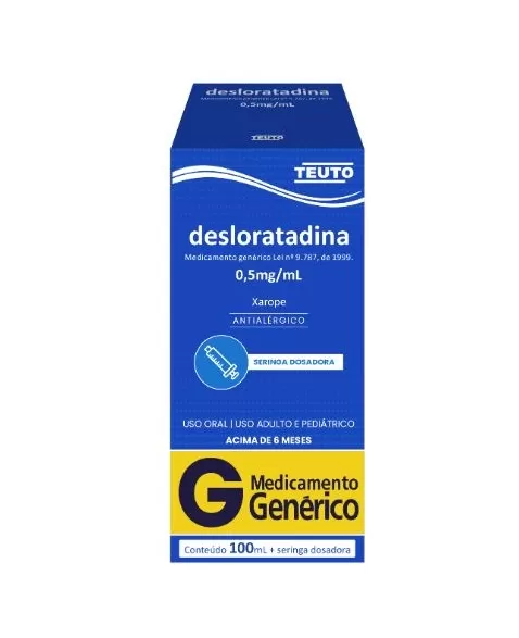 DESLORATADINA 0,5MG XP.100ML