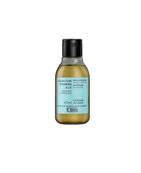 OLEO CAPILAR ARGAN + VITAMINA A E E 60ML (FARMAX)