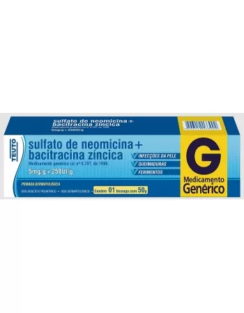 NEOMICINA + BACITRACINA POMADA 50G (TEUTO)