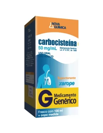 CARBOCISTEINA XAROPE ADULTO 100ML (NOVA QUIMICA GENERICO)