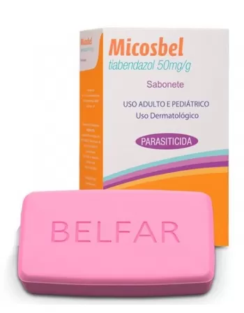 MICOSBEL SABONETE 75G TIABENDAZOL (BELFAR)