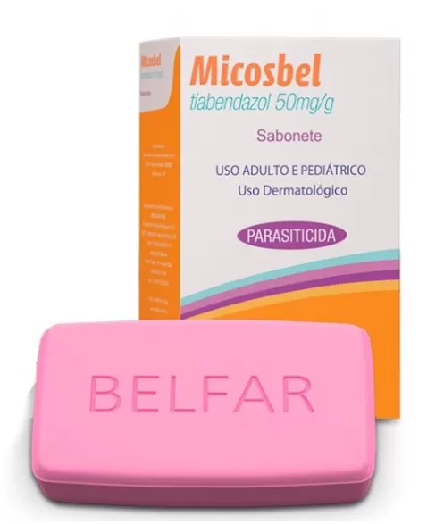 MICOSBEL SABONETE 75G TIABENDAZOL (BELFAR)