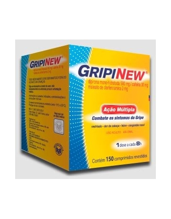 GRIPINEW C 25 X 6CPR DIPIRONA + CLORFENIRAMINA + CAFEINA (MEDQUIMICA)