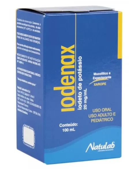 IODENAX SUSPENSAO 100ML IODETO POTASSIO (NATULAB)