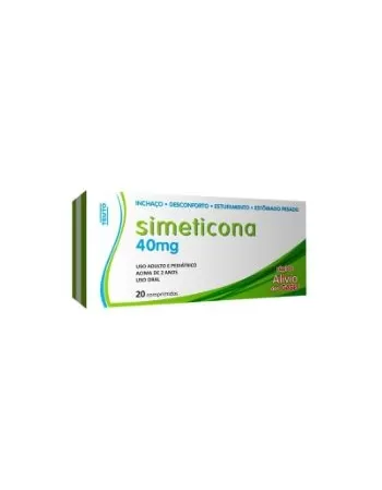 SIMETICONA 40MG C/20CPR (TEUTO)