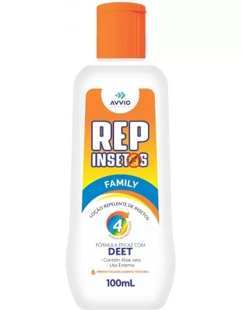 REPELENTE LOCAO INSETOS DEET FAMILIA 100ML