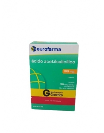 ACIDO ACETILSALICILICO 100MG C/30CPR A.A.S.