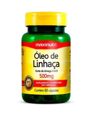 OLEO DE LINHACA 500MG C/60CAPS