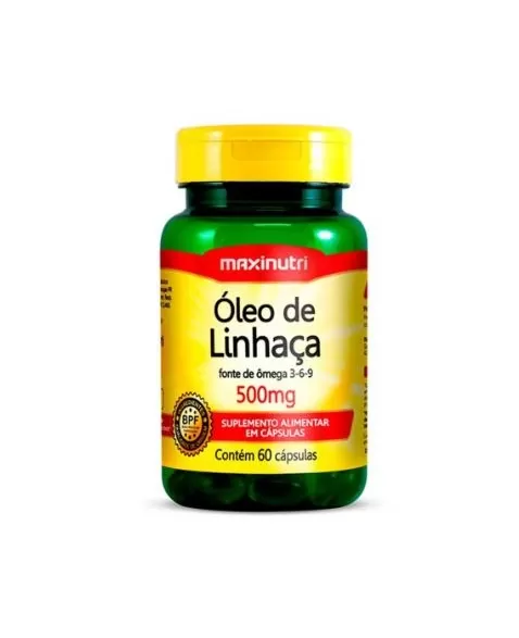 OLEO DE LINHACA 500MG C/60CAPS