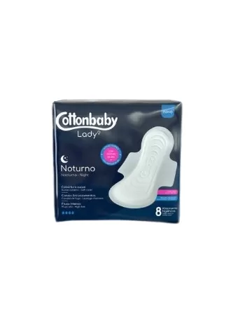 ABS.COTTONBABY LADY C/ABAS NOTURNO C/8