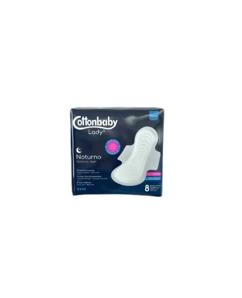 ABS.COTTONBABY LADY C/ABAS NOTURNO C/8