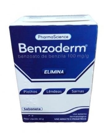 BENZODERM SABONETE 60G BENZOATO DE BENZILA (PHARMASCIENCE)