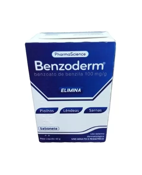 BENZODERM SABONETE 60G BENZOATO DE BENZILA (PHARMASCIENCE)