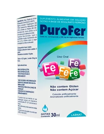 PUROFER 250MG GTS 30ML