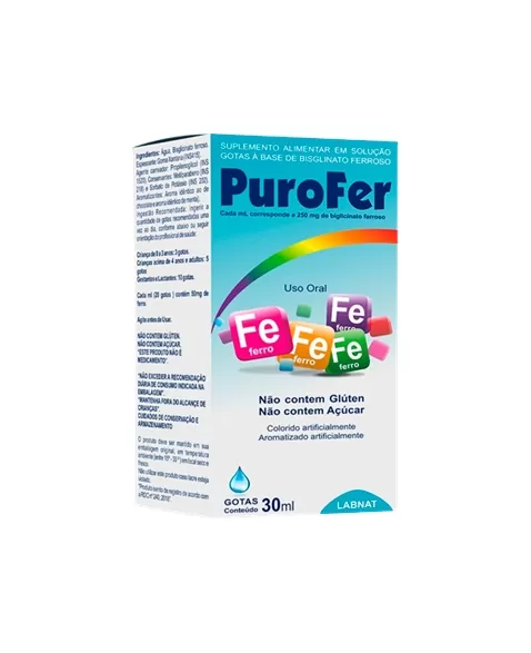 PUROFER 250MG GTS 30ML