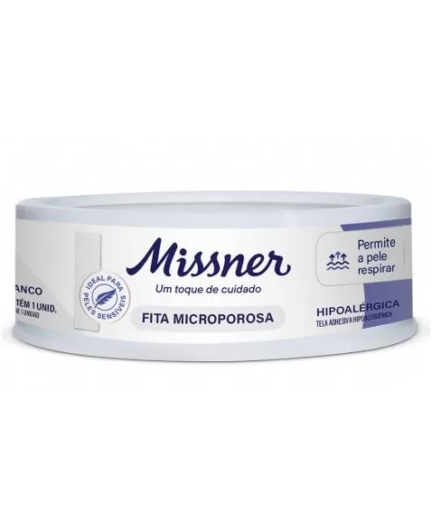 FITA MICROPOROSA BRANCA 1,2CM X 4,5M (MISSNER)