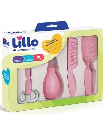 KIT RECEM NASCIDO HIGIENE ROSA (605831)