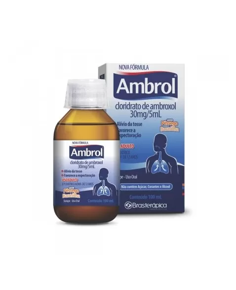 AMBROL XAROPE ADULTO 100ML AMBROXOL (BRASTERAPICA)