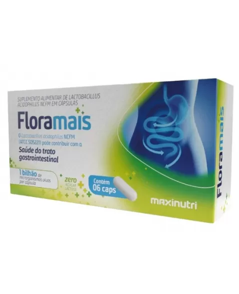 FLORAMAIS C/6CAPS LACTOBACILLUS ACIDOPHILUS