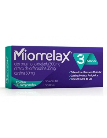 MIORRELAX C/3OCPR DIP+CAF+ORFEN