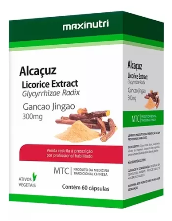 LICORICE EXTRACT C/60CAPS ALCACUZ (MAXINUTRI)