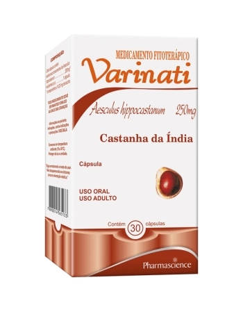 VARINATI 250MG C/30CAPS CASTANHA DA INDIA (PHARMASCIENCE)