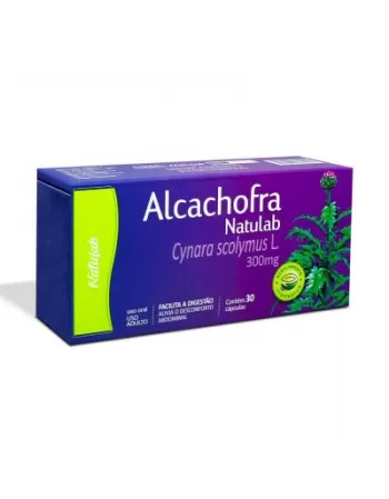 ALCACHOFRA 300MG C/30CAPS (NATULAB)