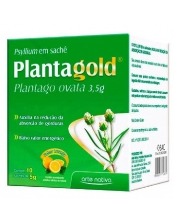 PLANTA GOLD C/10 SACHE 5G LARANJA PSYLLIUM