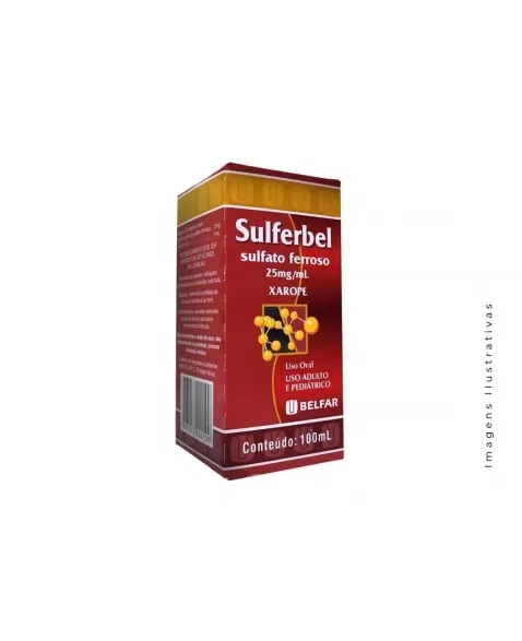 SULFERBEL SUSPENSAO 100ML SULFATO FERROSO (BELFAR)