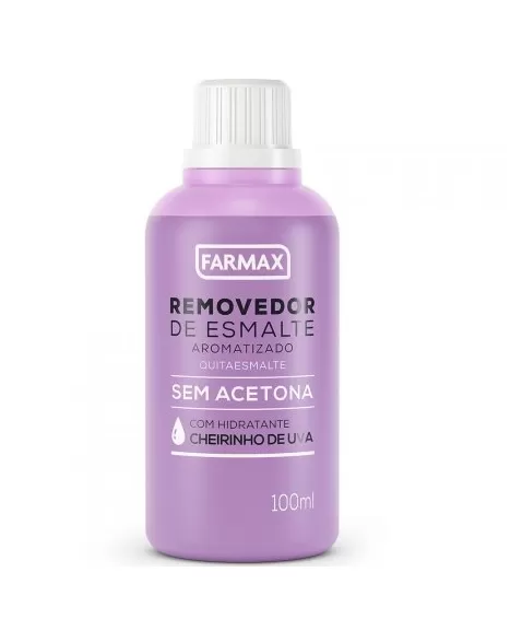 REMOVEDOR ESMALTE 100ML HIDRATANTE UVA (FARMAX)