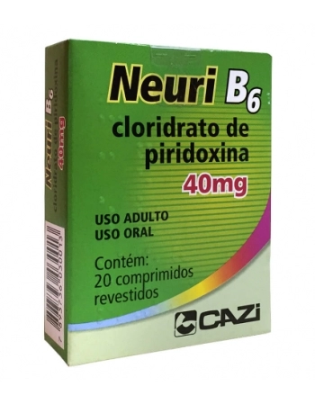 NEURI-B6 C/20CPR PIRIDOXINA (CAZI)