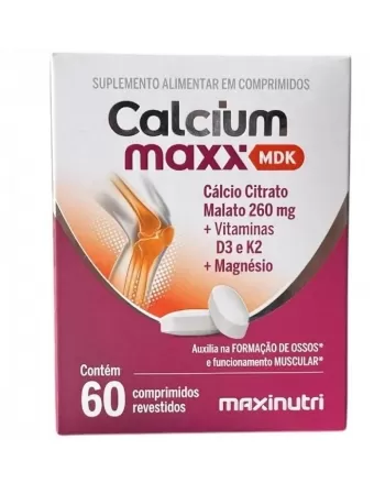 CALCIUM MAXX+MDK C/60CAPS CALCIO CITRATO MALATO+D3+K2+MAG.