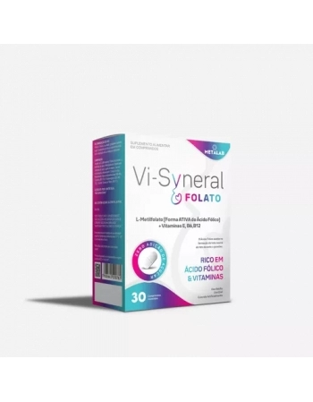 VI-SYNERAL FOLATO C/30CAPS METILFOLADO+VITAMINAS