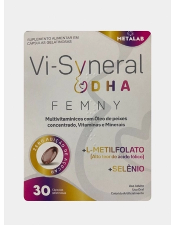 VI-SYNERAL DHA FEMNY C/30CAPS DHA+METILFOLADO+SELENIO